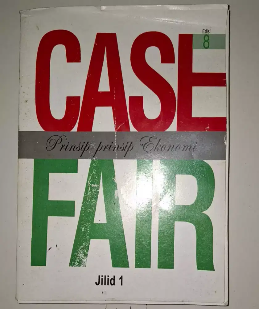 Buku Prinsip-prinsip Ekonomi Edisi 8 Jilid 1 karya Case & Fair 