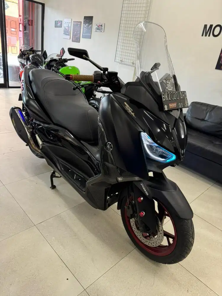 Yamaha XMAX 250 ABS 2021 warna Hitam Doff Xmax250 Black Dop Matic Gede