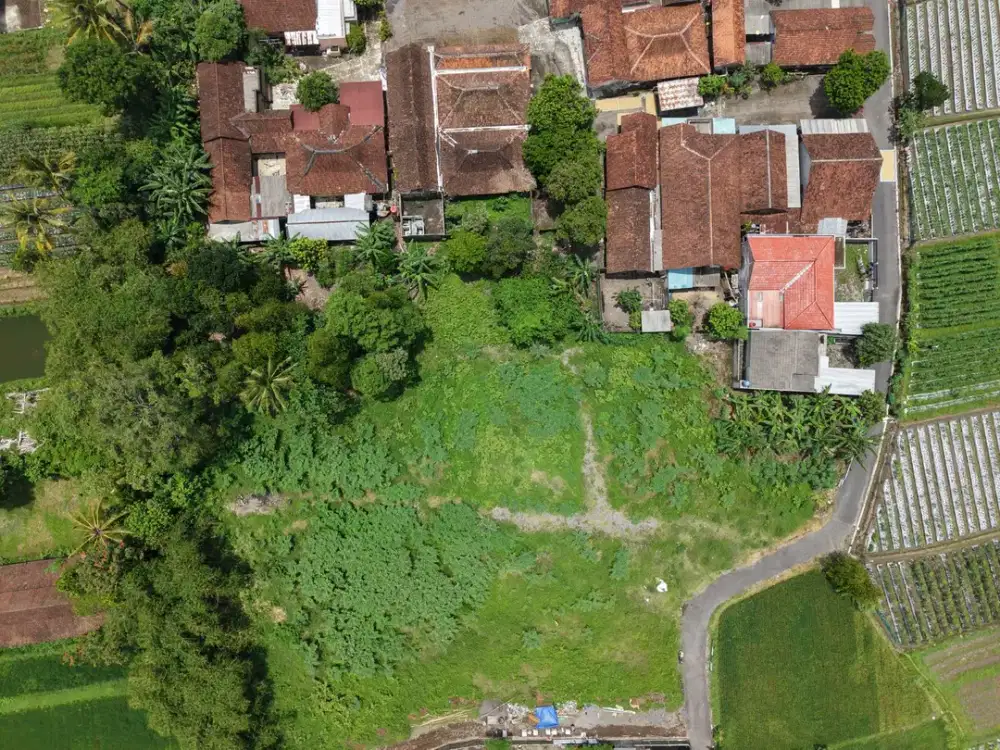 Tanah Asri Sleman Timur Bonus Pemandangan Sawah Setiap Hari