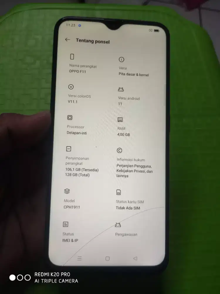 BU Oppo F11 Bekas
