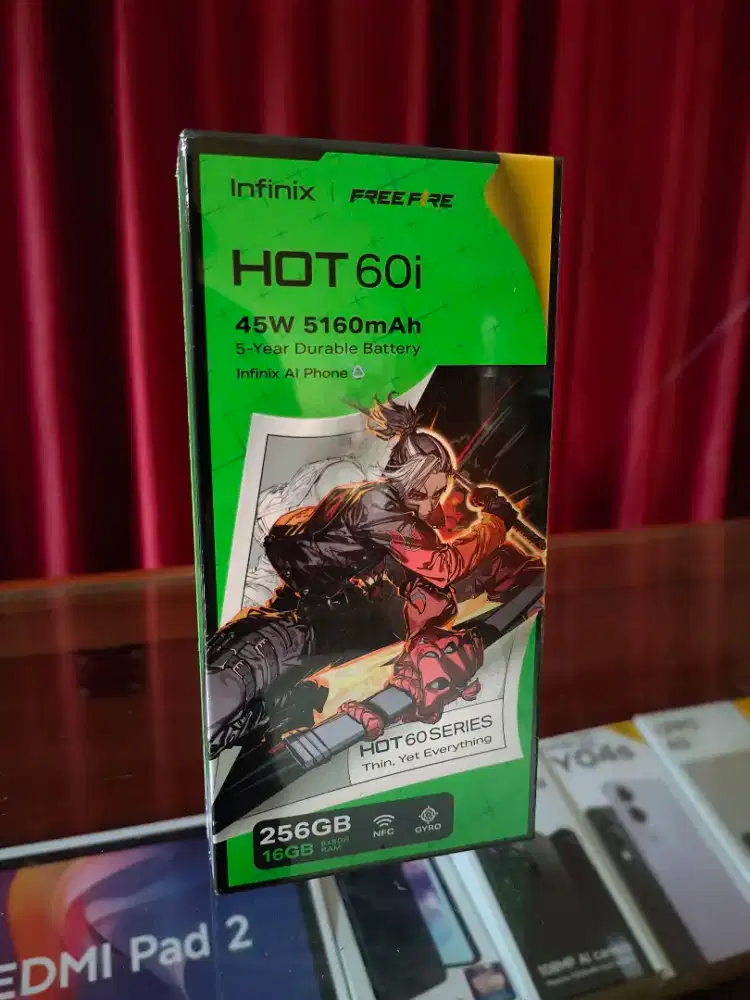 Infinix Hot 60i Ram 8/256 New Fresh