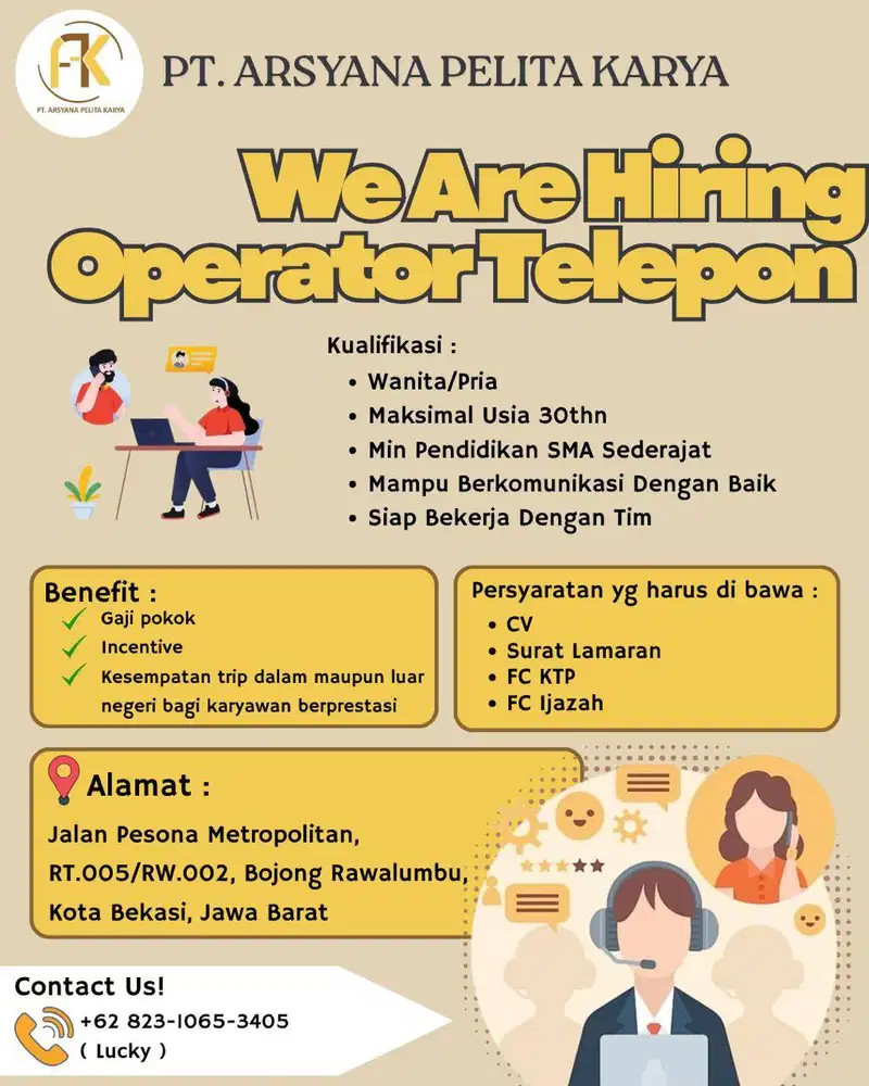 Staff Operator Telpon