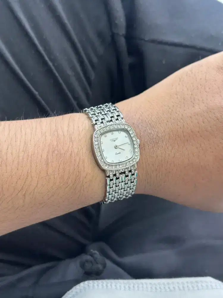 Jam tangan longines dua jarum ladies original