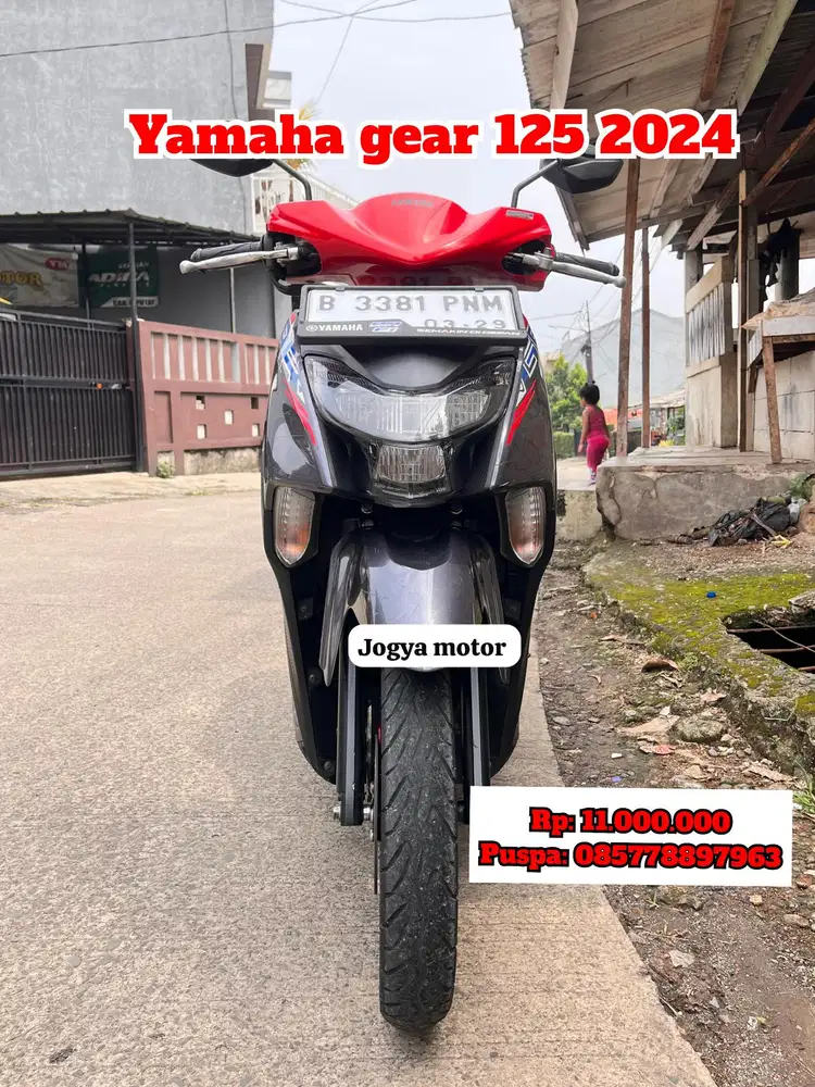 (B) Yamaha gear 125 2024