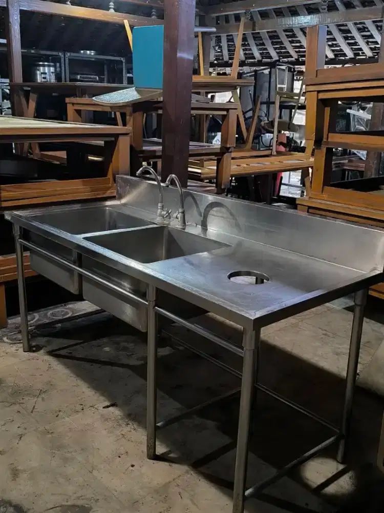 Wastefel sink komersial resto