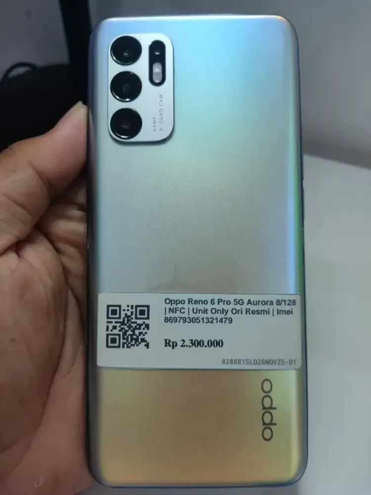 Oppo Reno 6 Pro 5G Aurora