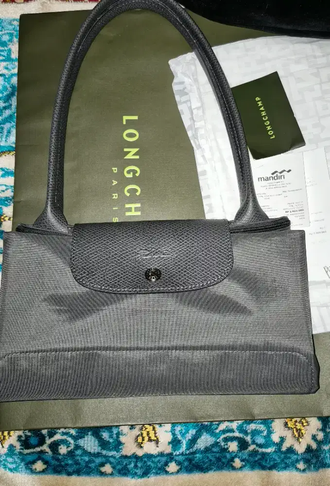 Longchamp La Pliage Graphite L