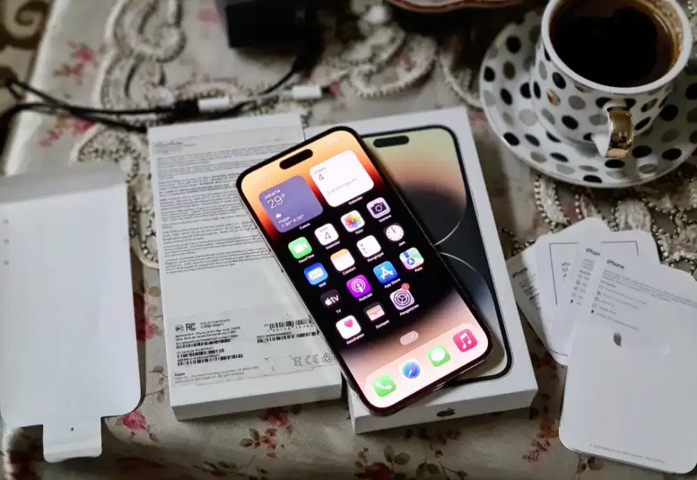 iPhone 14 Promax 256gb pa/a ex iBox lengkap