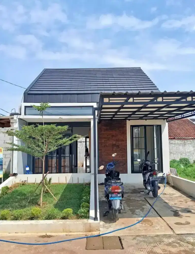 Rumah jalan dua mobil harga mewah berkualitas
