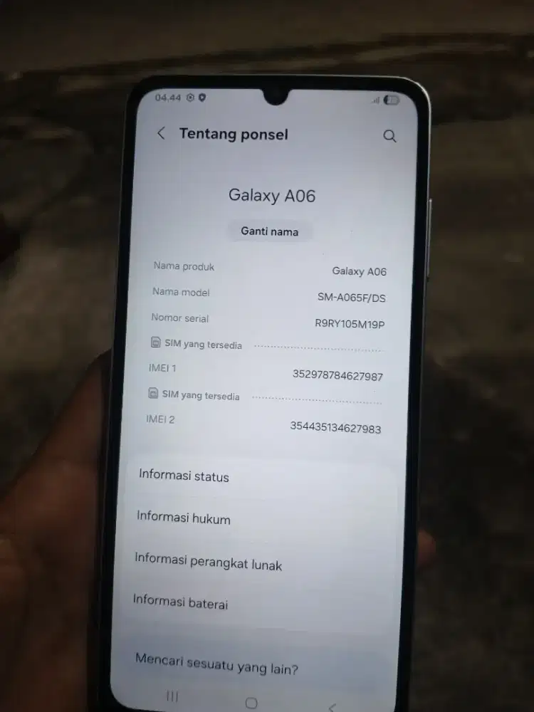 Samsung A06 Ram 4/64 RESMI SEIN