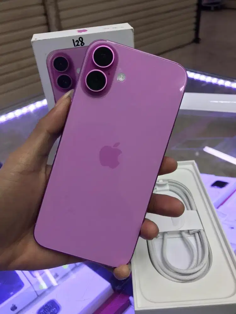 Iphone 16 plus 128gb pink second ex ibox bh 100%
