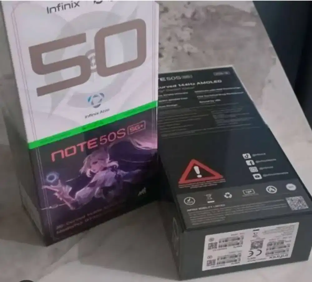 Murah hp infinix Note 50s 8+8/256 grs resmi, layar edge melengkapi bgs