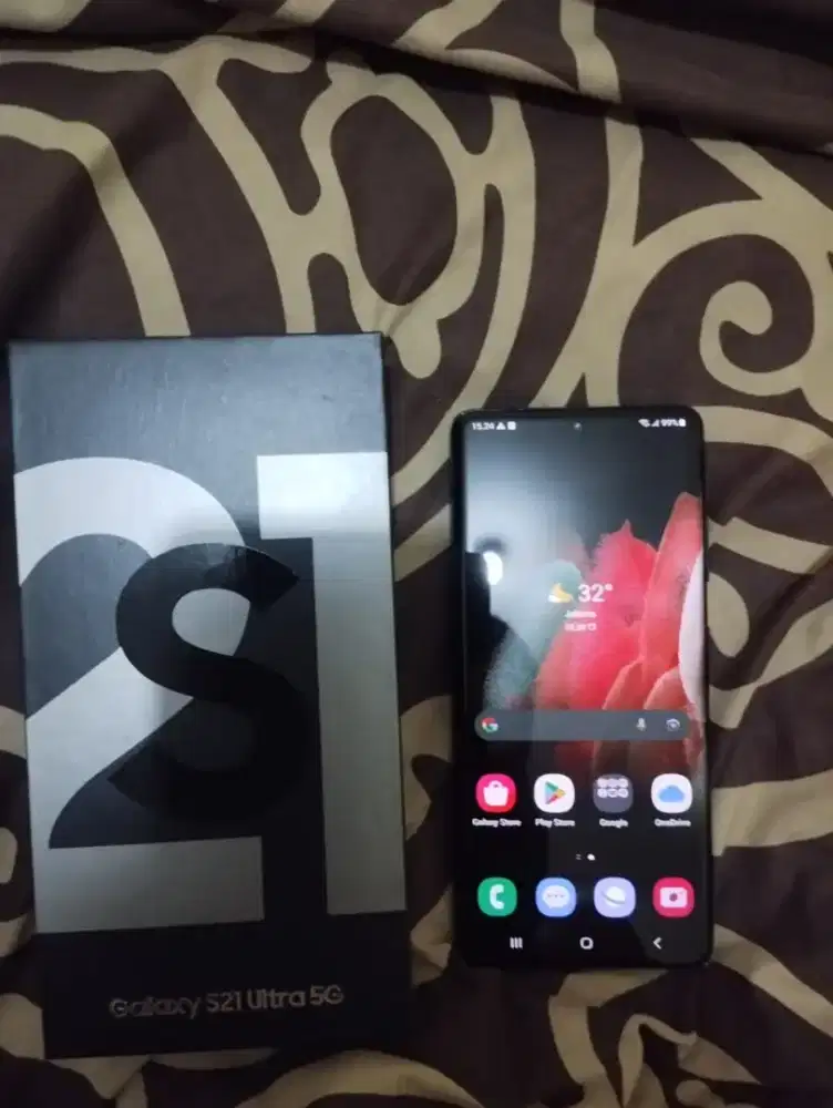 samsung s21 ultra, ram 12/256Gb, fullset ori sein. Like new!