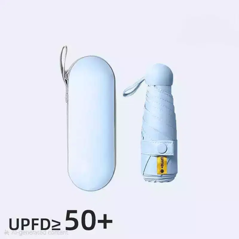 Payung Lipat Mini manual AGOO diameter 90cm Anti UV + pouch