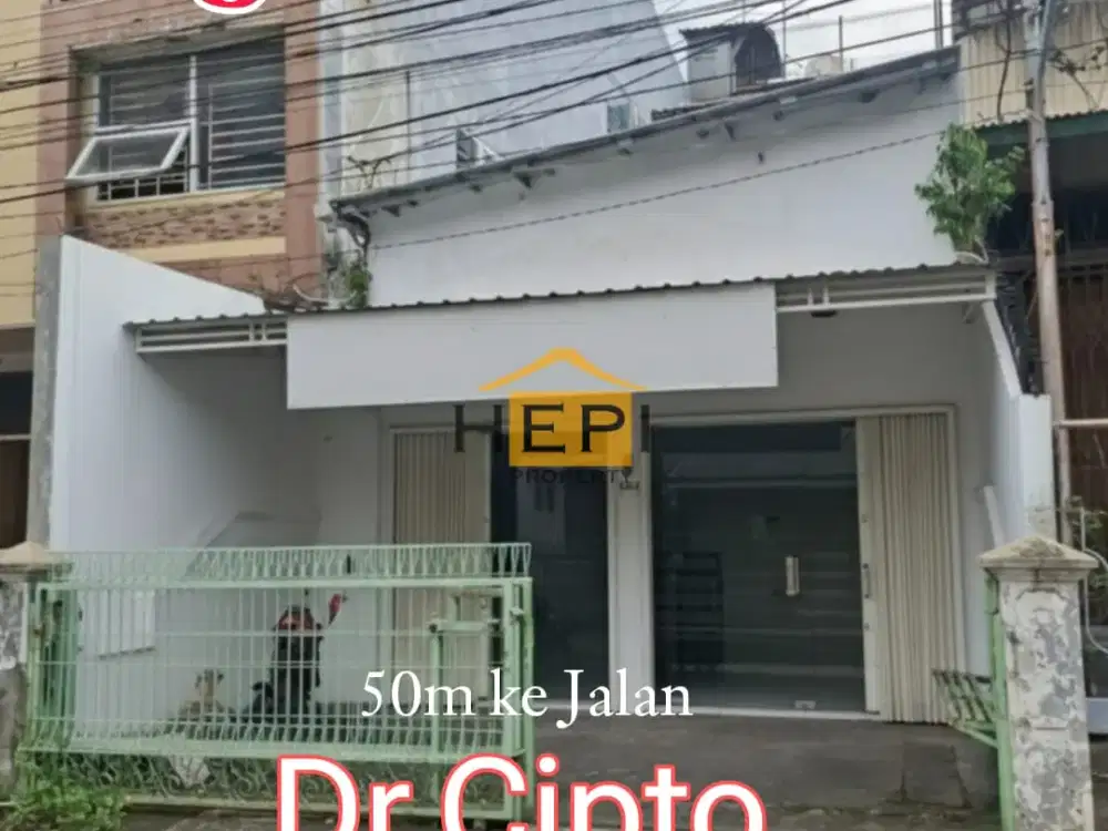 Dijual Rumah di 50m ke Dr.Cipto Semarang