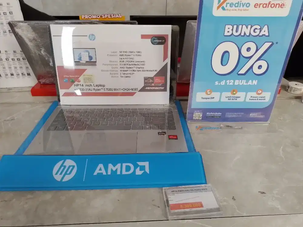 HP14-EM0530U RYZEN 5