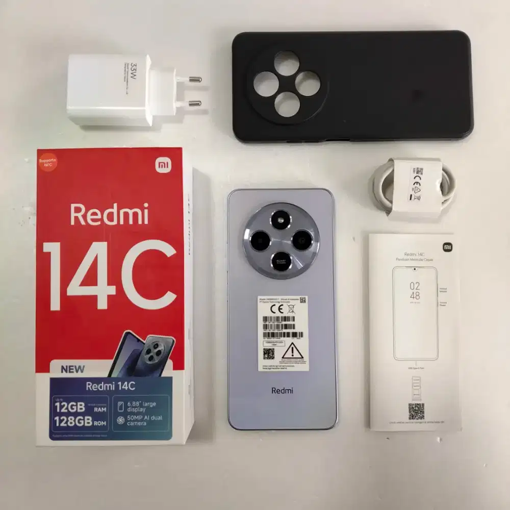 Redmi 14C ram12gb (6+6) memori 128gb garansi resmi