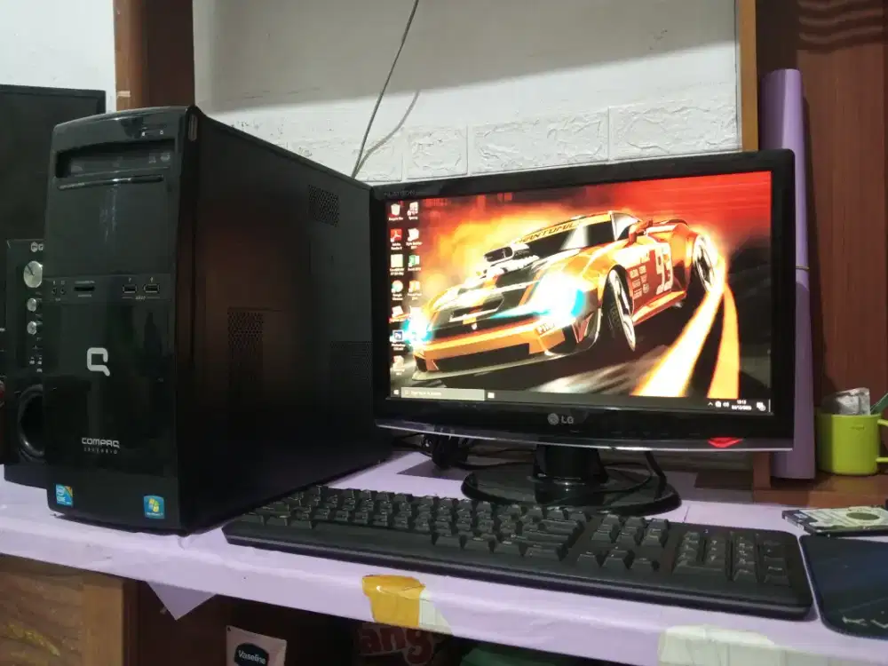 Pc gaming dan editing / intel core i5 + vga nvidia + ram 8gb + Lcd 19
