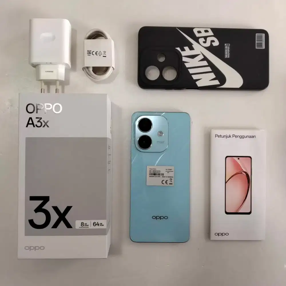 Oppo A3x ram8gb (4+4) memori 64gb garansi resmi