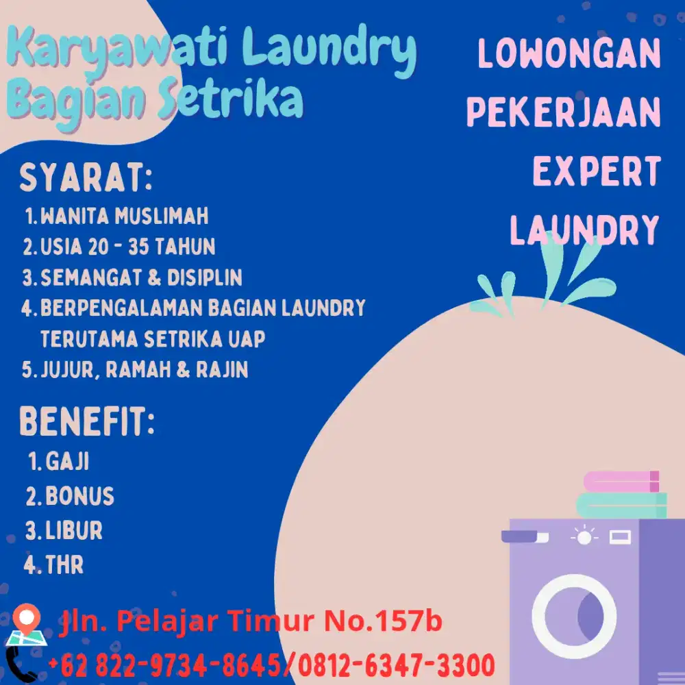 Lowongan Kerja Laundry Teladan