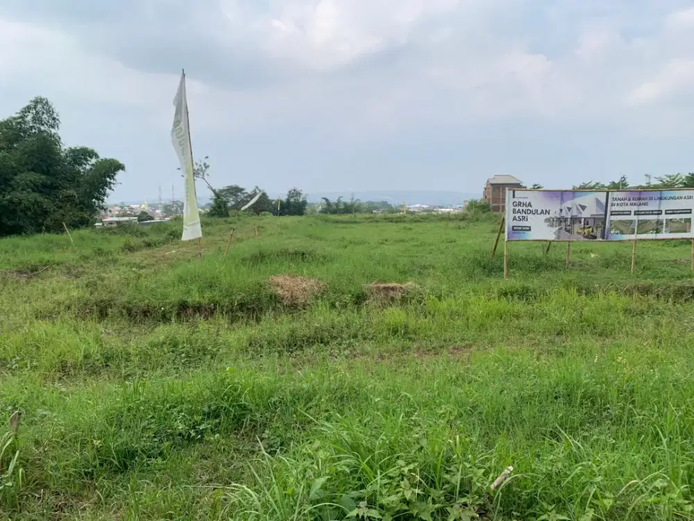 Dekat Pusat Kota Kavling kota Malang Sertipikat Hak Milik Jalan Kavling Lebar