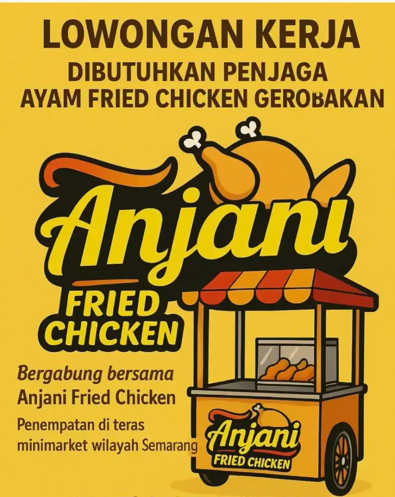 lowongan jaga gerobakan friend chicken