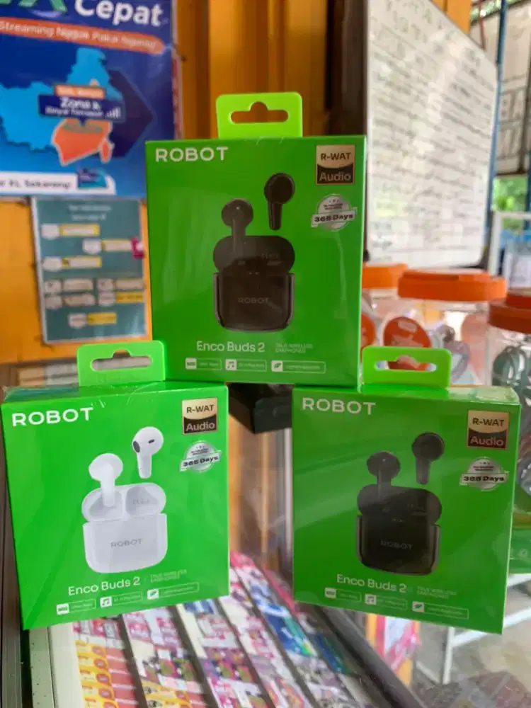 Tws robot enco buds 2 baru original