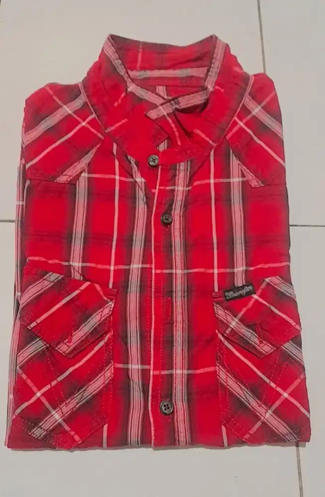 Kemeja Flanel Ori WRANGLER 1947