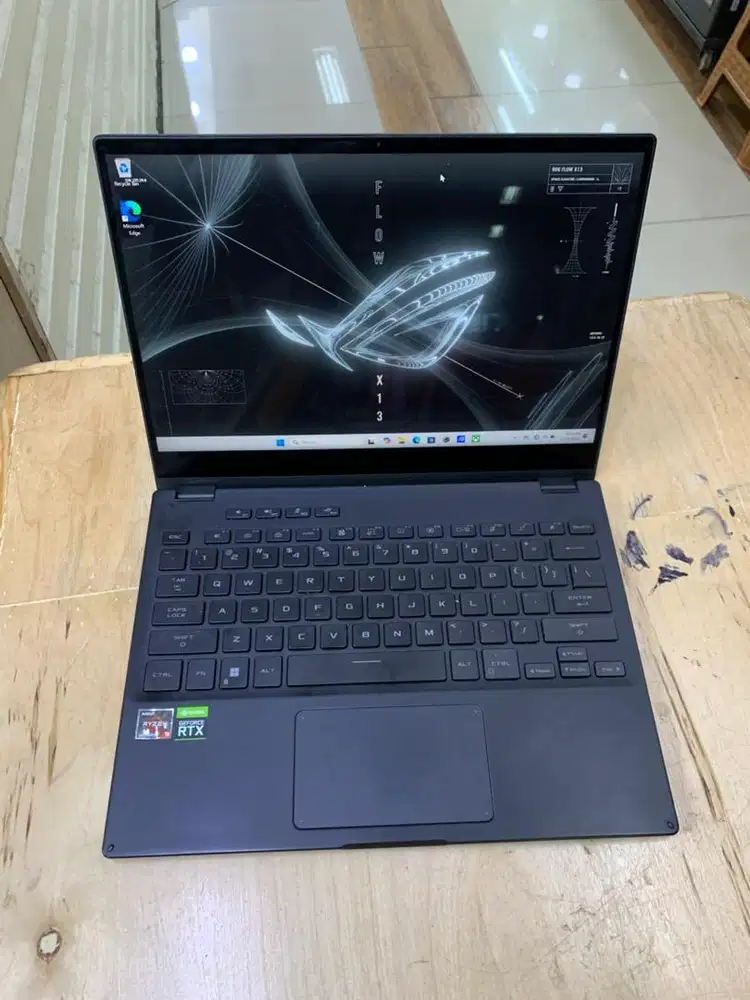 Asus rog flow x13 ryzen 9 vga rtx 3050 ram 16gb ssd 1TB