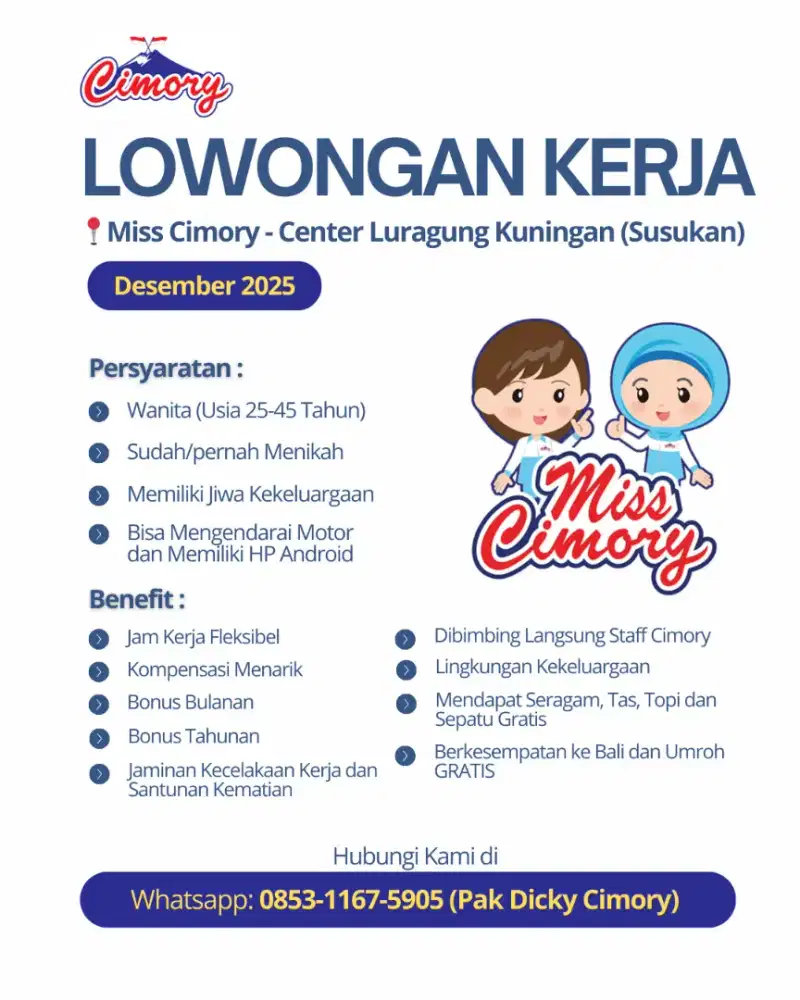 Lowongan Cimory Group Susukan