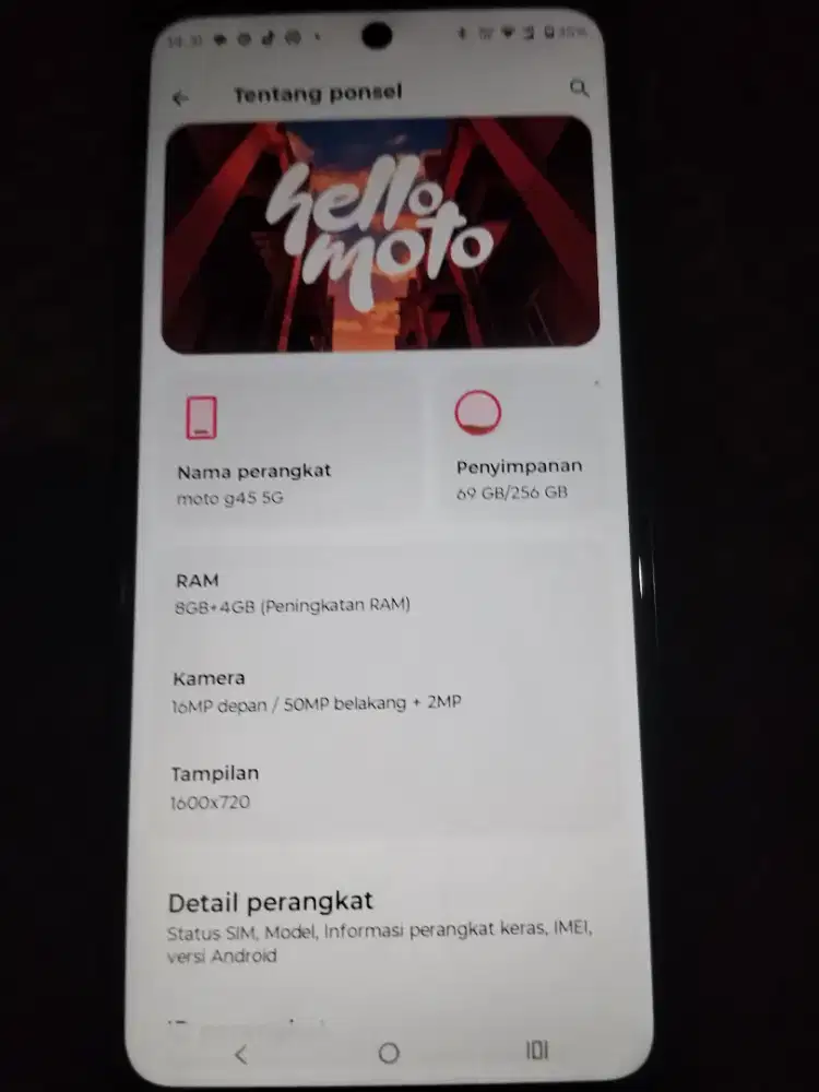 Jual motorola, g45 5G