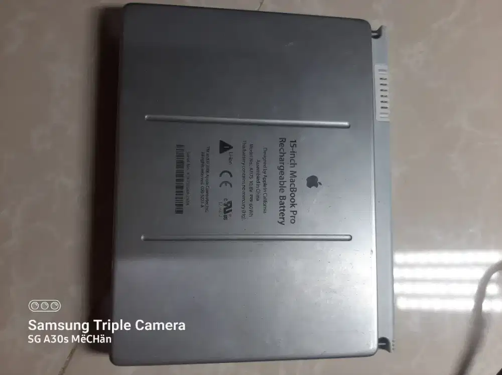 Batterai Macbook pro A1175