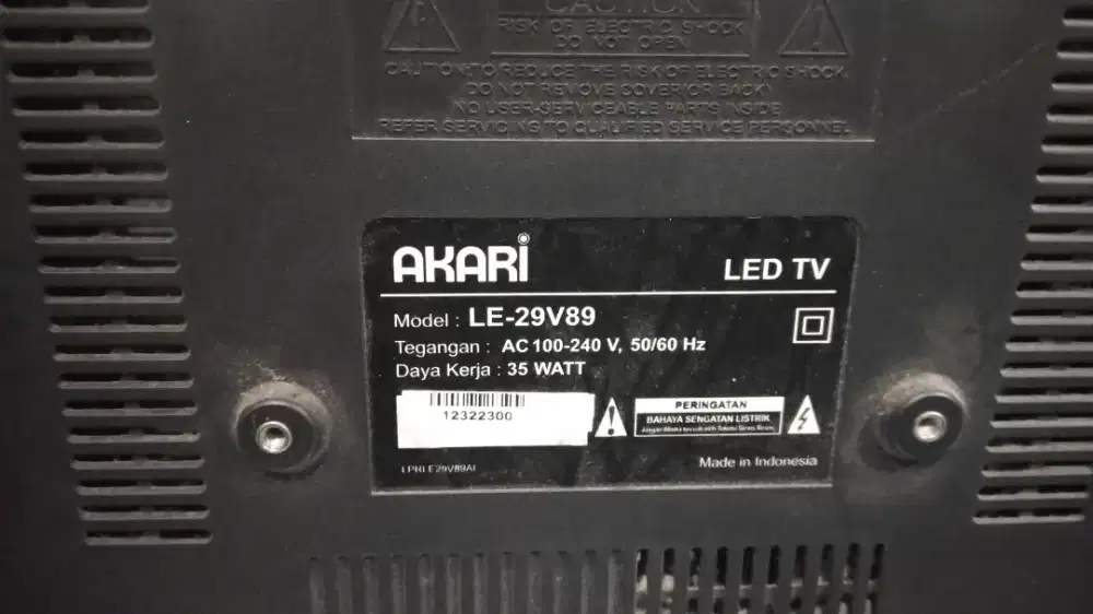 Tv LED 29 inch+setbok minus remot