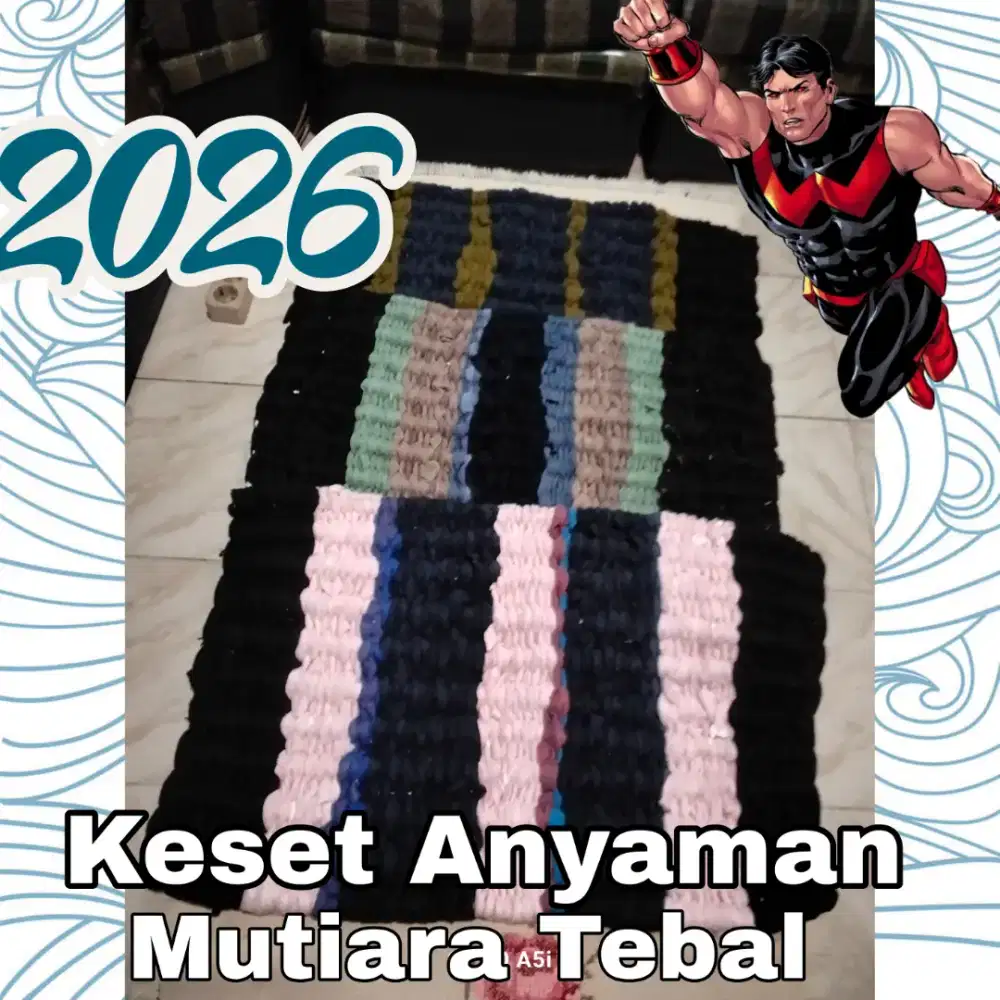 Keset Anyaman Mutiara Lembut, Nyaman dan Tebal