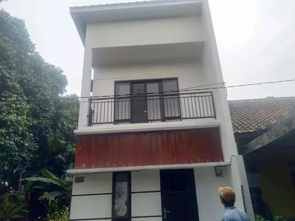 RUMAH 2 LANTAI MURAH DENGAN TANAH YANG LUAS DI DEKAT PERUMAHAN TELAHA KAHURIPAN