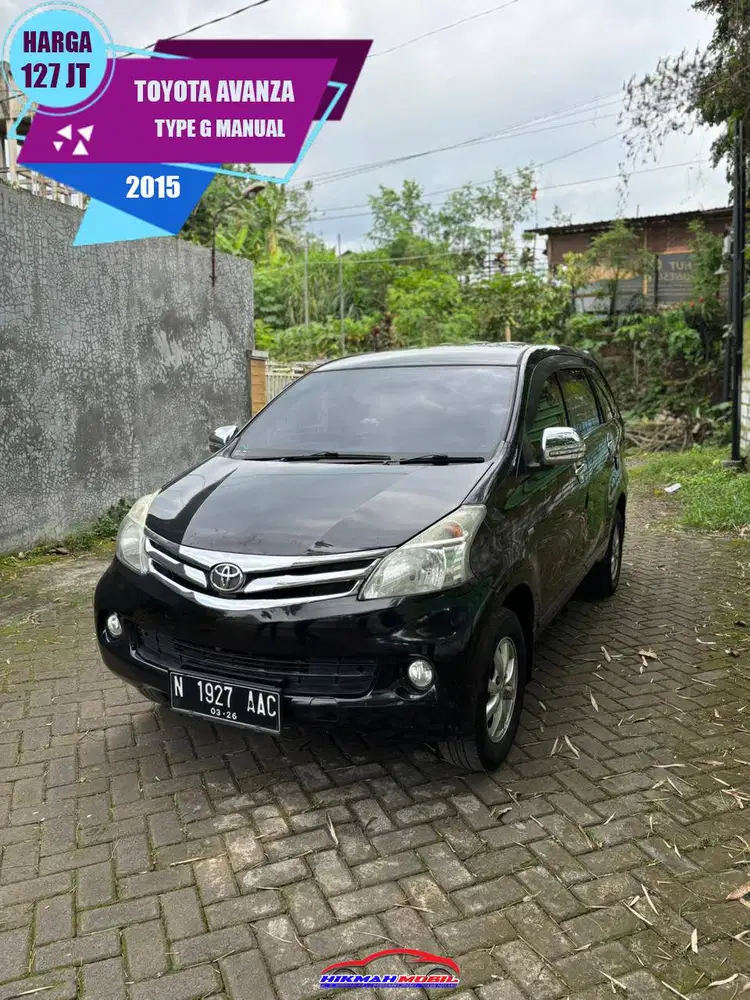 TOYOTA AVANZA G 2015 MANUAL