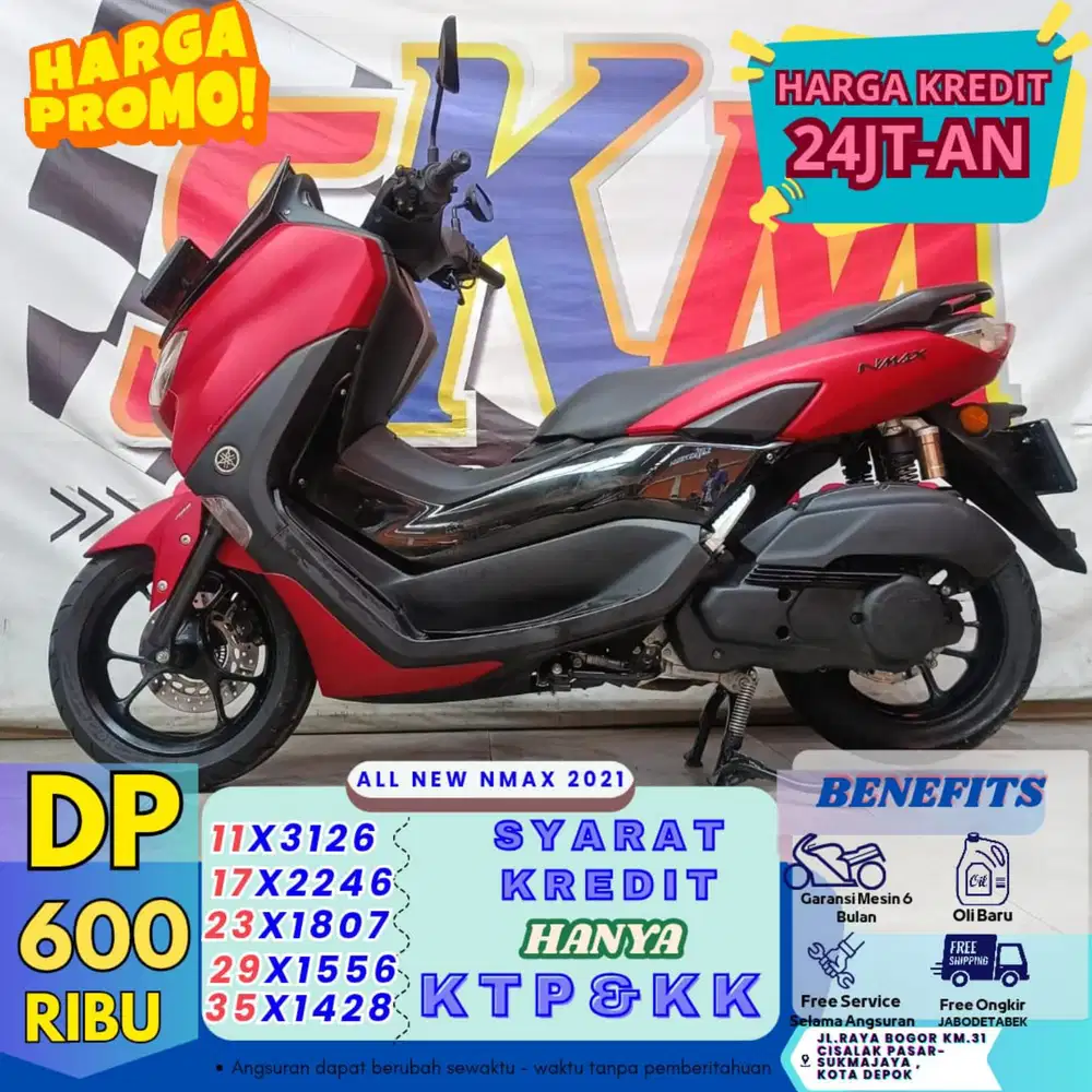 ( N-Max tahun 2021 DP:600 proses 1 hari syarat kk dan ktp