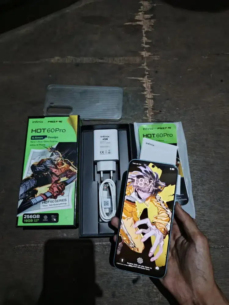 Infinix Hot 60 Pro Ram 8+8/256 Fullset