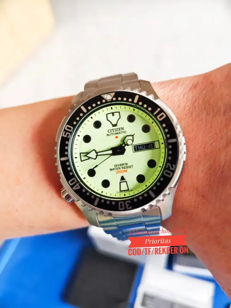 Citizen Promaster Fugu Aqualand Light Green Diver Fullset Original