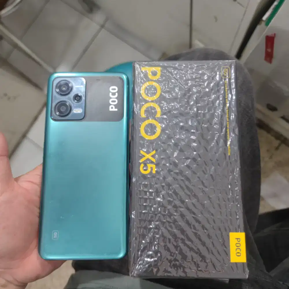 Poco X5 5G ram 8+8/256gb lengkap