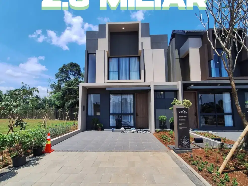 Rumah Dekat Toll Mewah Vireya BSD Tangerang Selatan