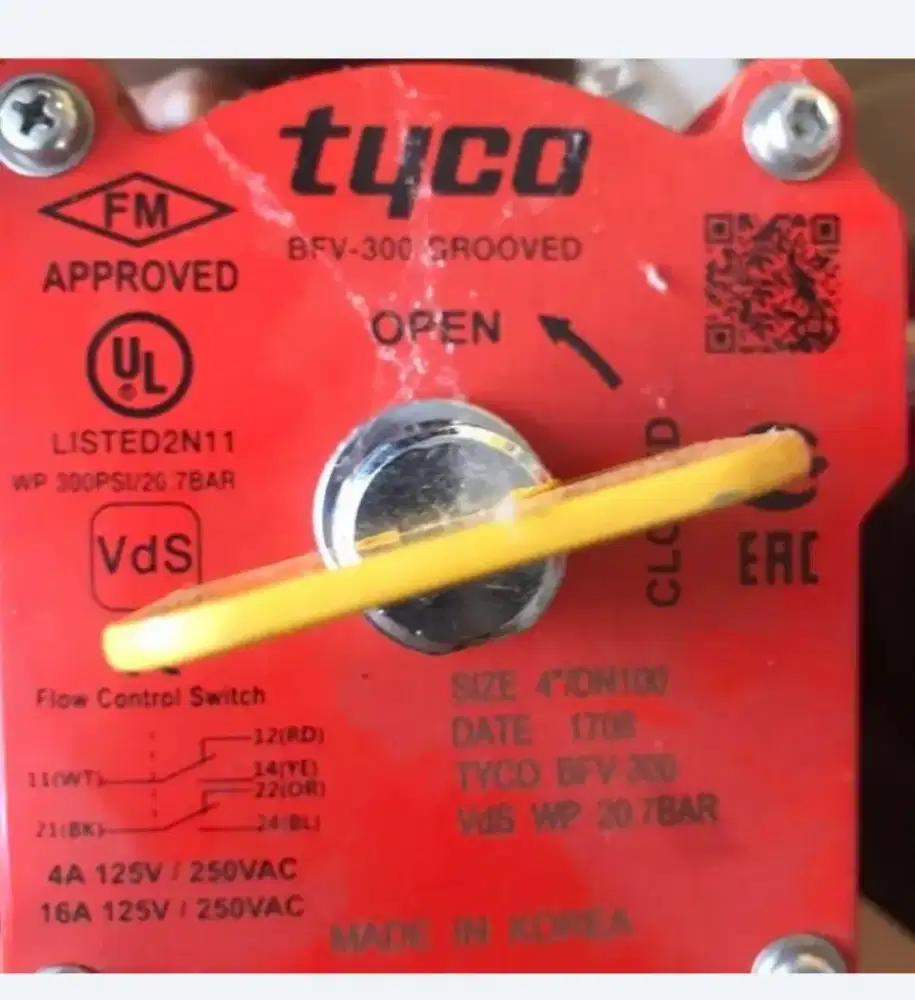 Butterfly Valve tyco