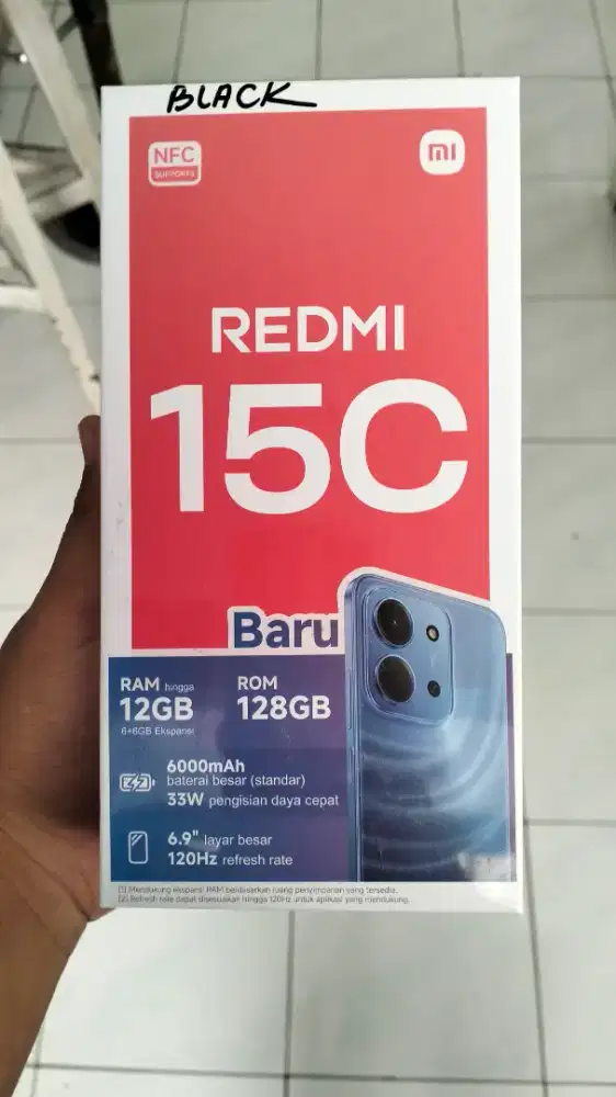 Xiaomi redmi 15c (6/128) new spesial promo