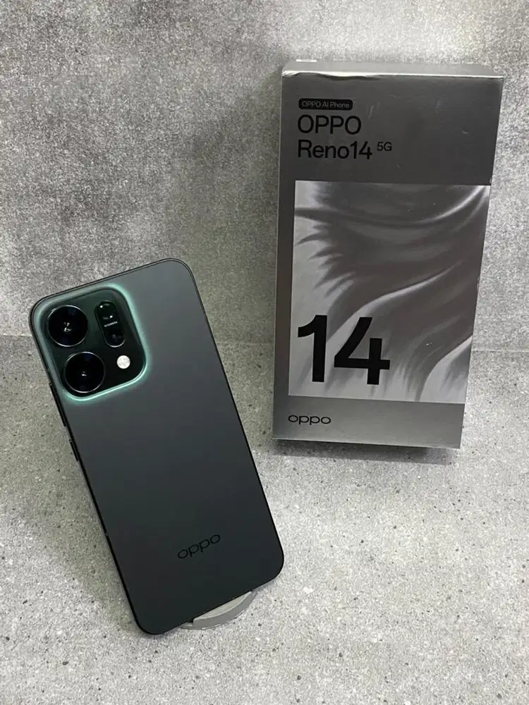 oppo reno 14 5g 8/256 fullset ori