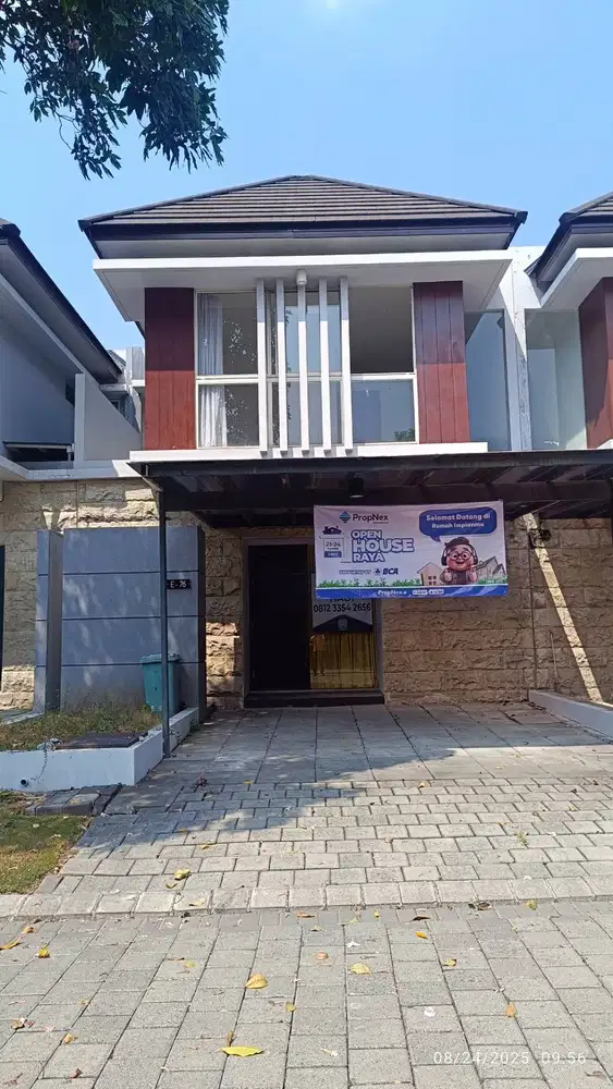 Rumah minimalis modern siap huni Graha Natura bersih terawat