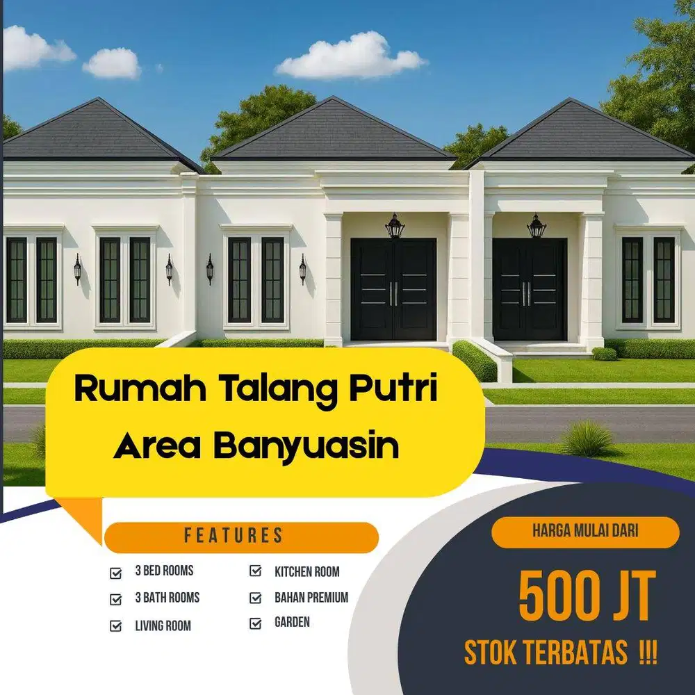 RUMAH AREA BANYUASIN TALANG PUTRI