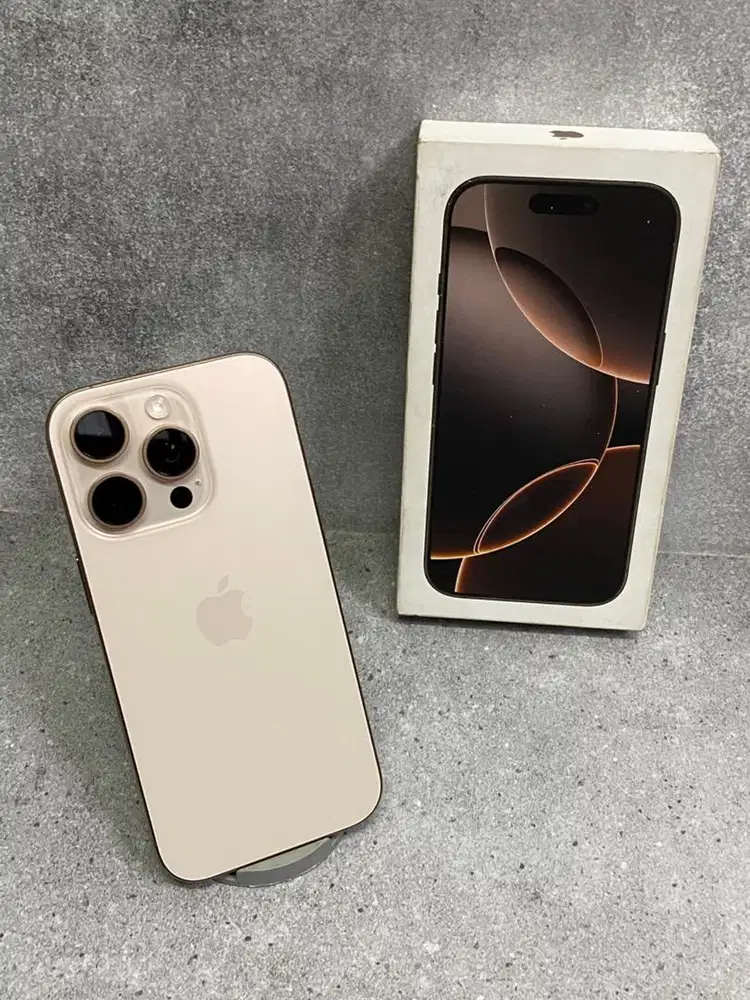iphone 16 pro 128 ibox desert titanium likenew