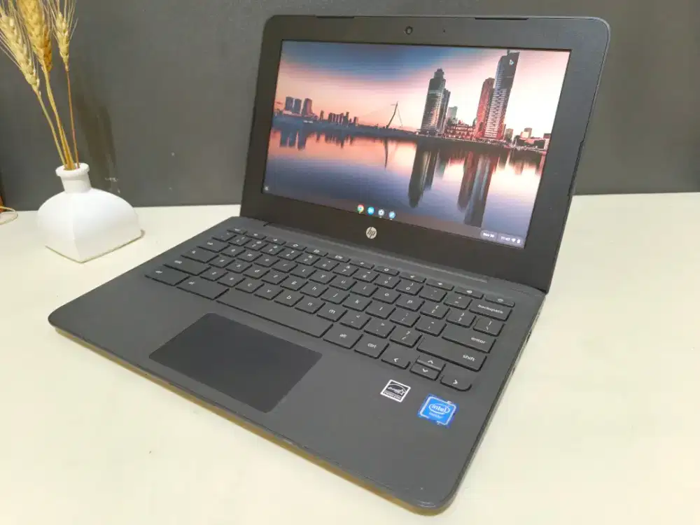 Laptop Hp Chromebook 11A Intel Celeron N3350 Ram 4Gb Mulus No Minus