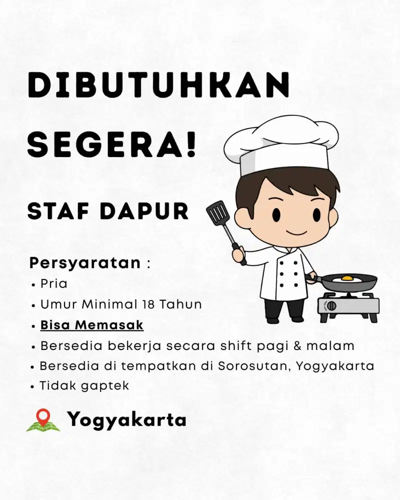 Staff Dapur Warmindo