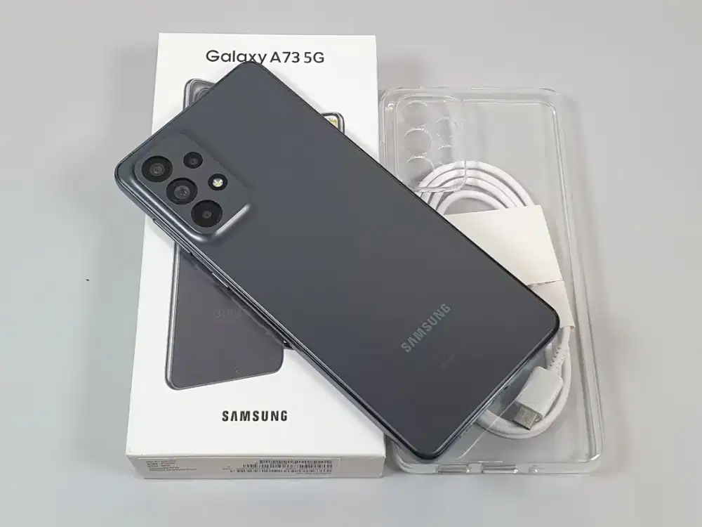 Samsung Galaxy A73 5G NFC 8/256GB mulus fullset Resmi SEIN